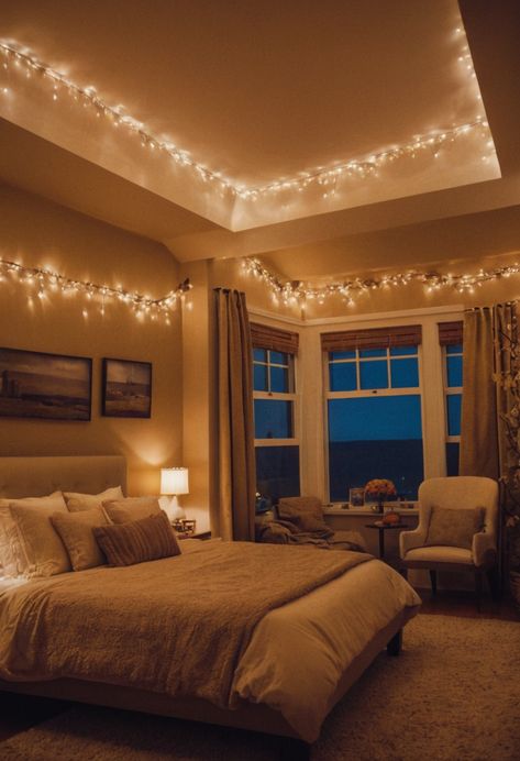 Fall is here, and it’s time to cozy up your bedroom to match the changing season!  As the leaves turn golden and the air gets … Bedroom Inspo Cozy, Warm And Cozy Bedroom, Decor College Apartment, Cosy Fall, Bedroom Inspiration Cozy, Cozy Bedroom Decor, Fall Bedroom Decor, Bedroom Aesthetics, Cozy Fall Bedroom