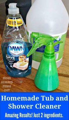 Tub And Shower Cleaner, Homemade Shower Cleaner, Bathtub Cleaner, Concrete Creations, Homemade Cleaning Supplies, Diy Cleaning Solution, Homemade Cleaning Solutions, Cleaner Recipes, Tub Cleaner