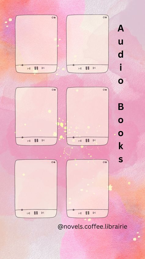 Audio Book Trackers Books Audiobook Tracker, Book Tracker Template, Bookshelf Tracker, Book Trackers, Book Review Template, Review Template, Book Tracker, Tracker Template, Reading Tracker