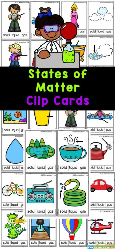 Solid Liquid Gas Activities, Matter Experiments, Balloon Science Experiments, Matter For Kids, Matter Lessons, Matter Activities, Solid Liquid Gas, States Of Matter Worksheet, Matter Worksheets