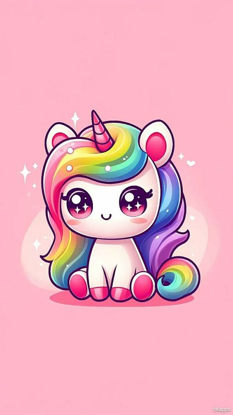 Chibi Unicorn, Unicorn Painting, Kawaii Clipart, Unicorn Drawing, Unicorn Pictures, Kawaii Unicorn, Fairy Dragon, Unicorn Wallpaper, Cartoon Unicorn