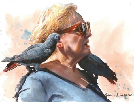 In this mesmerizing high-speed recording, Kathleen Giles demonstrates how she paints a realistic portrait using watercolor. Watercolor Realistic, Watercolor Portrait Tutorial, Studying Art, Art Conference, Plein Air Watercolor, Portrait Tutorial, Realistic Watercolor, Classical Realism, Watercolor Portrait Painting