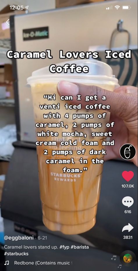 Starbucks Caramel Drinks, Sweet Coffee Drinks, Caramel Drinks, Starbucks Drink Menu, Starbucks Fall Drinks, Best Starbucks Drinks, Starbucks Secret Menu Recipes, Cold Starbucks Drinks, Starbucks Drinks Diy