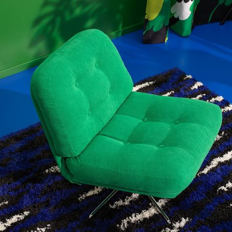 Ikea Nytillverkad, Green Swivel Chair, Gillis Lundgren, Billy Oxberg, Ikea New, Low Riding, Ikea Design, Tv Storage, High Pile Rug