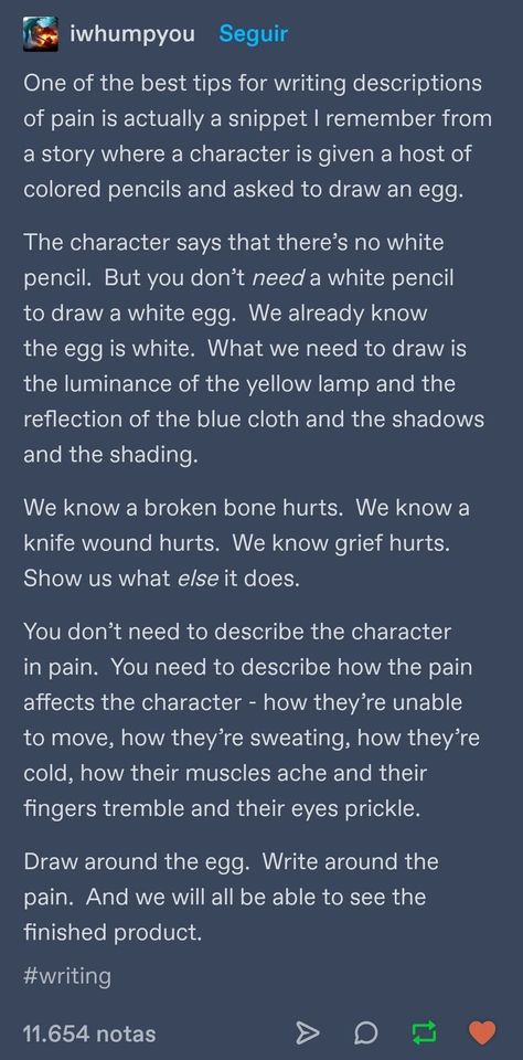 Writing Disabled Characters, Writing Torture Scenes, Whump Art Reference, Fantasy Scenarios, Story Concepts, Writing Reference, Story Tips, Story Writing Prompts, Tips For Writing