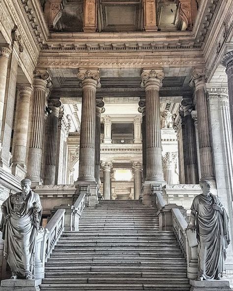 Academia Aesthetics on Twitter: "Palais De Justice, Brussels Belgium.… " Law Court Aesthetic, Court Pictures, Law Icon, Bangunan Minecraft, Academia Aesthetics, Career Vision Board, Law Court, Studying Law, Lighting Plan