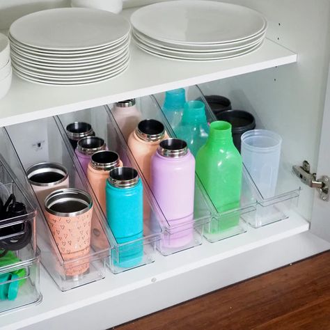 ORGANISED DRINK BOTTLES — OrganisedHQ Organisation, Caravan Storage, Kitchen Cupboard Organization, Clear Storage Bins, House Organisation, Vegetable And Fruit, Clear Storage, Kitchen Organisation, Refrigerator Organization