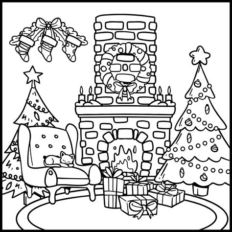 Christmas Colouring Pages, Coloring Pages Christmas, Coloring Christmas, Tree Coloring, Christmas Colouring, Holly Hobby, Free Christmas Coloring Pages, Christmas Coloring Sheets, Printable Christmas Coloring Pages