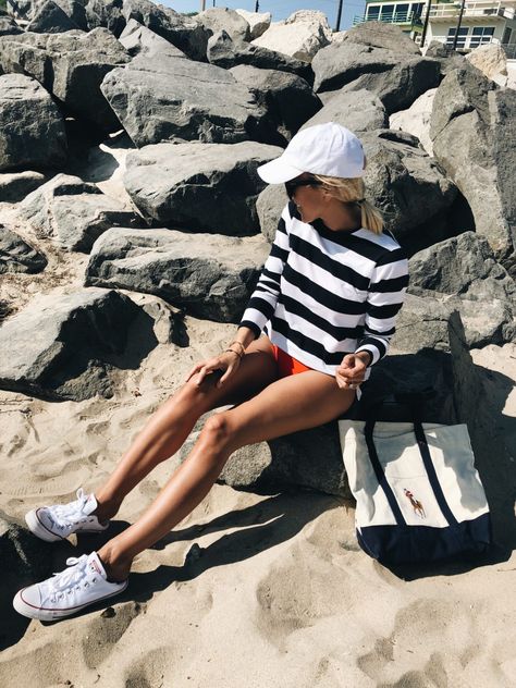 Damsel in Dior | Prep In My Step Boat Day Outfit, Sailing Style, Boat Outfit, Sailing Fashion, Stripy Tops, Jacey Duprie, Race Outfit, Damsel In Dior, Boat Fashion