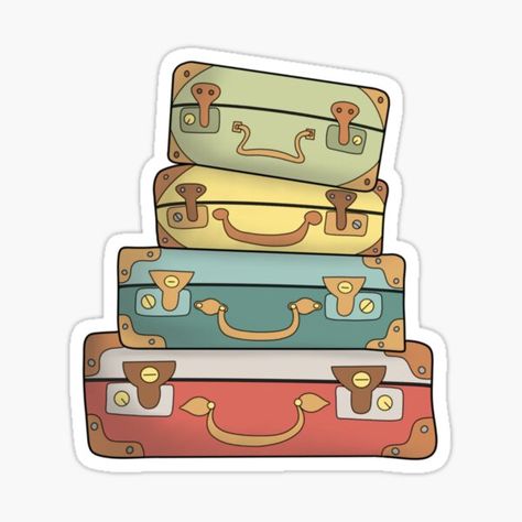 Luggage Aesthetic Airport, Travel Bags Aesthetic, Travel Luggage Aesthetic, Luggage Clipart, Luggage Packing Tips, Airport Girl, Luggage Packing List, Luggage Painting, Trendy Luggage