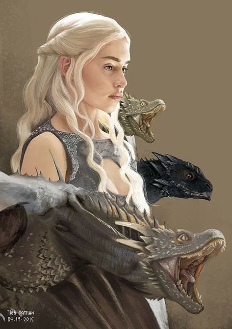 game of thrones art. daenerys and her dragons Targaryen Wallpaper, Dessin Game Of Thrones, Drogon Game Of Thrones, Daenerys Stormborn, Queen Of Dragons, Game Of Thrones Poster, Game Of Thrones Artwork, Game Of Throne Daenerys, Image Moto