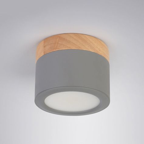 This modern and stylish Cylinder Flush Mount Ceiling Fixture is a perfect addition for an updated and modern look to your room. With a size of 4 and under and a length of 3.5, it can fit perfectly in any small place. The fixture width and height is 3.5 and 2 respectively, making it a great arrangement for tight spaces. The Color of this product is a mix of Grey, Green, and White and it also offers a choice of White Warm and Natural Color temperatures. It is fitted with a maximum bulb wattage of Metal Cylinder, Light Fixtures Bedroom Ceiling, Ceiling Lamps Bedroom, Lead Metal, Bamboo Pendant Light, Industrial Light Fixtures, Ceiling Light Fixture, Wood Shades, Hanging Pendant Lights