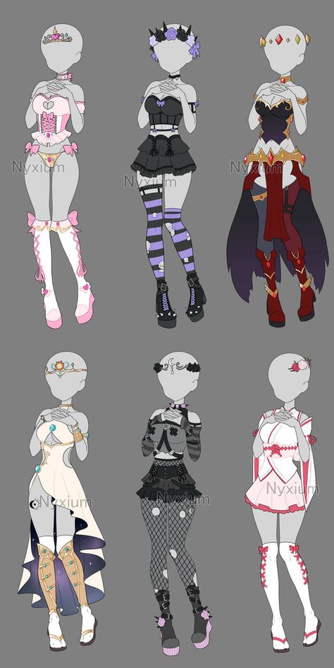 Anime Outfit Ideas, Anime Outfit, Clothing Design Sketches, Drawing Anime Clothes, Anime Clothes, Fashion Design Drawings, Drawing Clothes, Design Drawings, Clothing Design