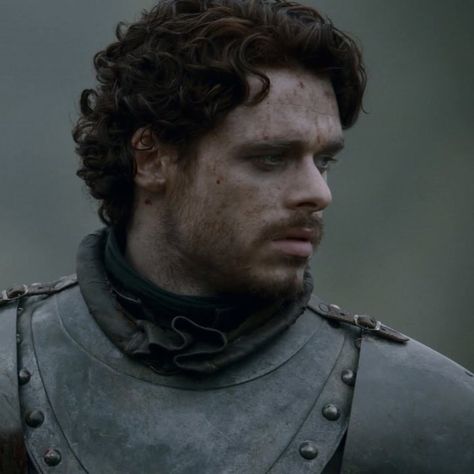 Robb Stark Aesthetic, Men's Curly Hairstyles, Game Of Thrones Cast, Robb Stark, King In The North, House Stark, Richard Madden, Sansa Stark, Blackest Night