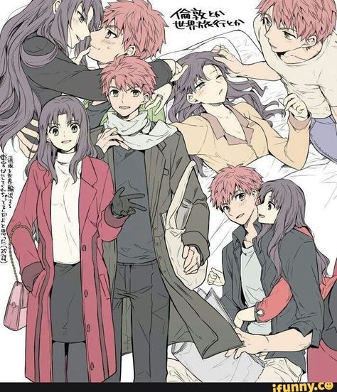 Gosto desse casal Fate Shirou X Rin, Rin And Shirou, Fate Stay Night Rin, Fate Archer, Fate Characters, Shirou Emiya, Tohsaka Rin, Fate Stay Night Series, Fate Servants