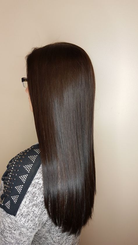 Redken gels 5N and 4N equal parts! Hair by Shannon Pitts Neutral Dark Brown Hair Color, 5n Hair Color Brown, Neutral Dark Brown Hair, 5n Hair Color, Level 4 Brown Hair, Level 4 Hair Color, Cosmo Hair, Redken Color Gels, Hair Glaze