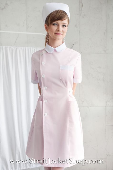 Nurses Uniform Modern, Nurse Dress, Nurse Dress Uniform, Professional Uniforms, Nurse Scrubs, Nurse Cap, Vintage Nurse, Women's Uniforms, Medical Outfit