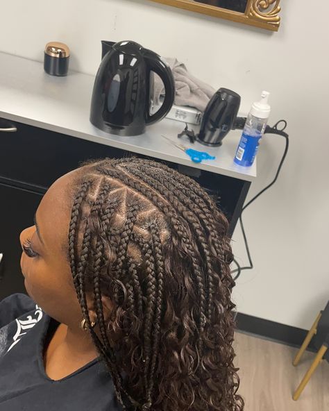 Not a quick weave girly but I did good for first attempt😅 -🔗 in bio - Book Under “flip over Fulani braids” #fulanibraids #fulaniquickweave #detroithairstylist #detroitbraids #detroitbraider #braidsbraidsbraids #booknow #explore #explorepage Flip Over Fulani Braids, A Quick Weave, Fulani Braids, Quick Weave, Hair Stylist, Fun Things To Do, Braids, Quick Saves, Plaits