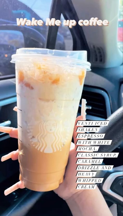 Best Morning Starbucks Drinks, Strong And Sweet Starbucks Drinks, Starbucks Wake Up Drink, Expresso Starbucks Drink, Strong Iced Coffee Starbucks, Starbucks Drinks With Espresso Shots, Starbucks Energy Coffee, Trenta Iced Coffee Starbucks, Wake Up Starbucks Drinks