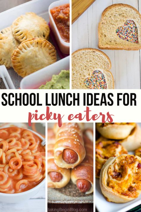 Lunch Ideas For Picky Eaters, Picky Eater Lunch, Kindergarten Lunch, Preschool Lunch, Easy School Lunches, Picky Eaters Kids, Kids Lunch Recipes, School Lunch Ideas, Healthy Lunches For Kids