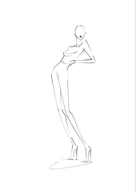 Sketxh with my YouTube tutorial x #fashionartist #fashionillustrations Technical Illustration Fashion, Figures For Drawing Models, Mannequin Base Drawing, Maniquen Ideas Drawing, Fashion Model Poses Illustration, Fashion Pose Drawing, Fashion Design Figures, Fashion Silhouette Drawing, Drawing Models Poses