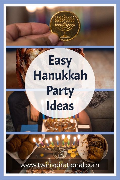 Hanukkah Party Appetizers, Hanukkah Brunch Ideas, Hanukkah Dinner Party, Hanukkah Party Games, Chanukah Party Ideas, Hanukkah Decor Ideas, Hannakuh Recipes, Hanukkah Food Ideas, Hanukkah Brunch