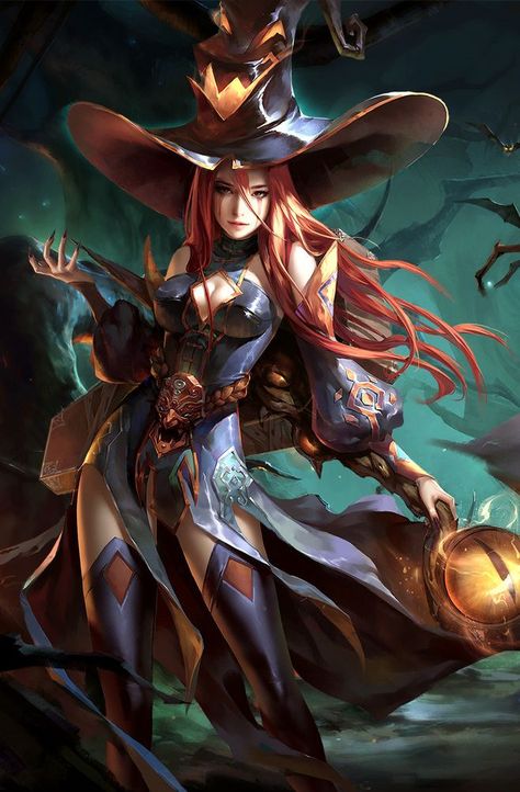 Personaje Fantasy, Witch Characters, Fantasy Witch, Beautiful Witch, Fantasy Magic, Witch Art, Arte Fantasy, Fantasy Warrior, A Witch