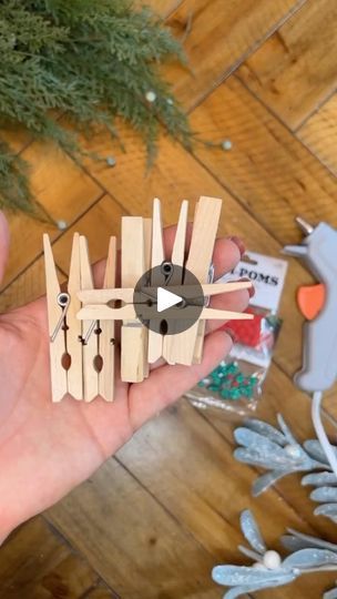 Christmas Clothespin Ornaments, Clothespin Reindeer Ornaments, Reindeer Popsicle Stick Ornament, Clothes Pin Ornaments Diy, Clothespin Ornaments Diy, Clothes Pin Christmas Crafts, Clothes Pin Crafts For Adults, Clothespin Crafts For Adults, Clothespin Reindeer