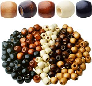 Amazon.com: Aylifu 200pcs Large Hole Wooden Beads Natural Barrel Wood Spacer Beads Drum Loose Beads Hair Braid Beads for DIY Macrame Hemp Jewelry Craft Making,5 Colors,Hole: 4.9mm : Arts, Crafts & Sewing Braid Beads, Hair Braid Beads, Beads Hair, Hemp Jewelry, Cheap Beads, Hemp Twine, Hair Braid, Diy Macrame, Craft Making