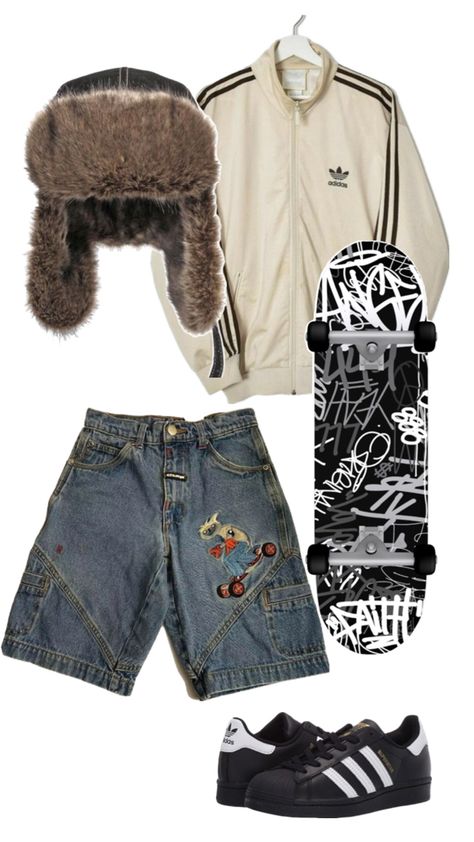 y2k baggy fit Boys Aesthetic Outfits, Skater Boy, Street Fashion Men Streetwear, Fits Clothes, Y2k Outfits, Y2k Baggy, Swaggy Outfits, Really Cute Outfits, Casual Style Outfits