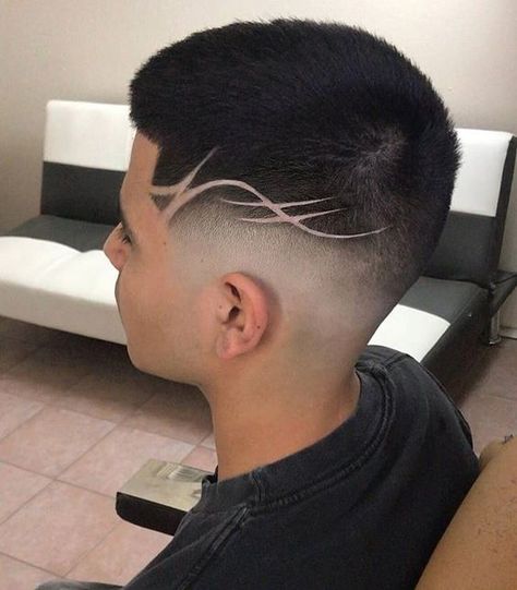 Hair Tattoo Men, Hair Designs For Men, Trendy Mens Haircuts, Shaved Hair Designs, Hair Tattoo, Haircut Designs, Girls Tattoo, Kids Hair Cuts, Hair Tattoos