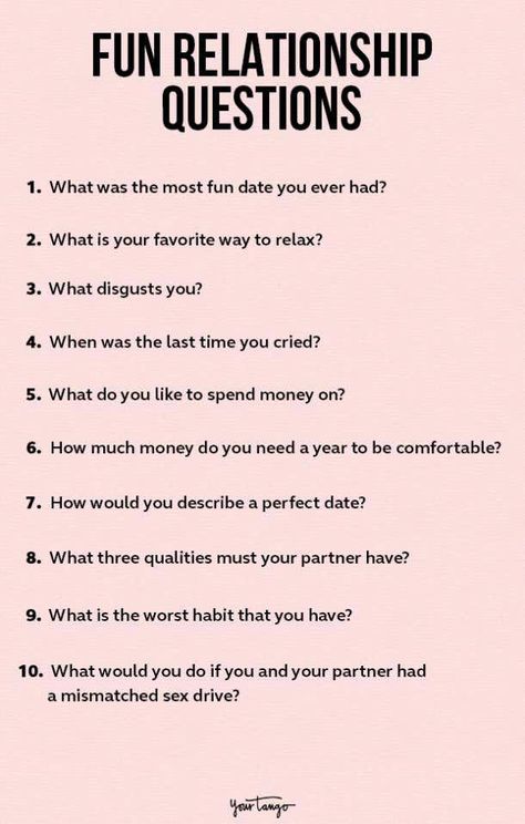 In order for healthy relationships to last, men and women need to be on the same page, so here are 50 questions to ask your boyfriend or girlfriend to make sure you're meant to be before things go too far. Fun Relationship Questions, 50 Questions To Ask, Boyfriend Questions, Would U Rather, Partner Questions, Psychology Notes, 50 Questions, Questions To Ask Your Boyfriend, Deep Talks