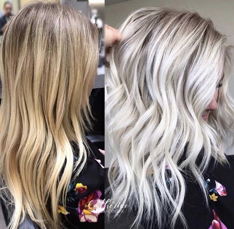 Blonde Hair Inspo, Kort Bob, Ice Blonde Hair, Platinum Blonde Hair Color, Icy Blonde Hair, Blonde Locks, Silver Blonde Hair, Ice Blonde, Shadow Root