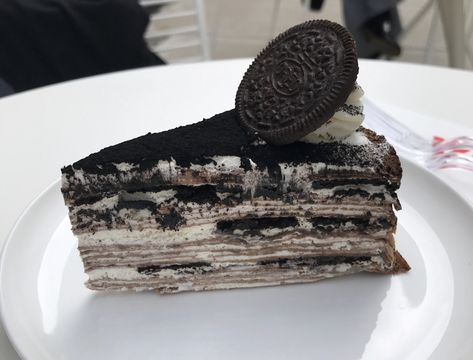 Oreo Crepe, Crepe Cake, Oreo Cake, Snack Ideas, Oreo, Snacks, Cake