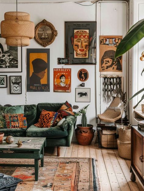 Bohemian Interior Design, Bohemian Living Rooms, Casa Container, Bohemian Living Room, Apartment Decor Inspiration, Boho Living, Boho Living Room, A Living Room, Eclectic Home