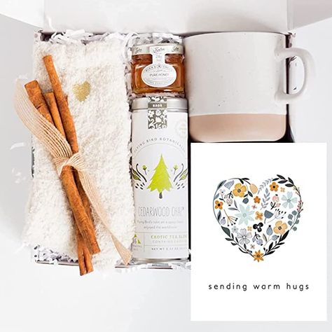 Send a Hug in a Box Build a box filled with love and hand-selected gifts from Unboxme! Whether you're celebrating or commiserating, we've got you covered with unique gifts from our favorite small family and women-led businesses packed in a beautifully designed keepsake box. Tea Lovers Gift Basket, Tea Sampler Gift, Get Well Baskets, Tea Gift Baskets, Family Gift Baskets, Tea Gift Box, Tea Gift Sets, Gift Baskets For Women, Gift Boxes For Women