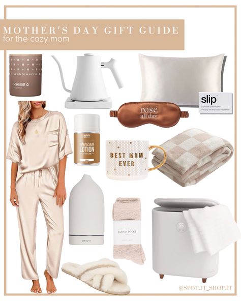 Mother’s Day Gift Ideas: For the homebody Mom that loves to relax and be cozy Aesthetic neutral must haves for the cozy mom Cozy Must Haves, Homebody Aesthetic, Magnesium Lotion, Aesthetic Neutral, Cozy Aesthetic, Best Mom, Gift Guide, Mother’s Day, Mother's Day Gifts