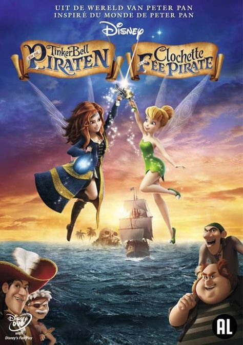 Tinker Bell And The Pirate Fairy, The Pirate Fairy, Fairies Movie, Mae Whitman, Disney Poster, Skull Rock, Pirate Fairy, Jesse Mccartney, Peter Pan Disney