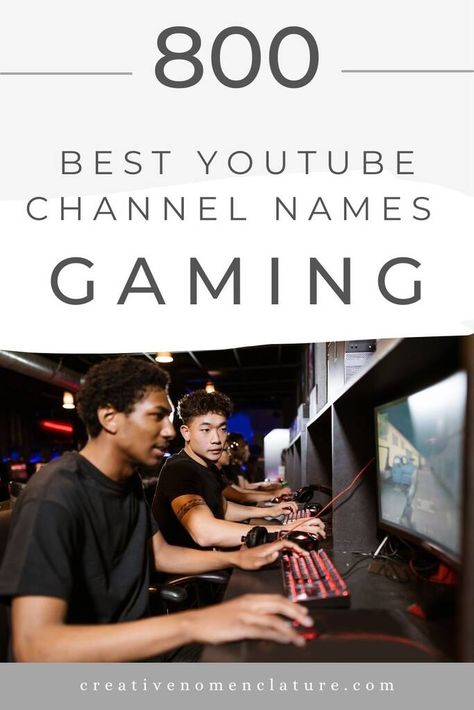 800 Best YouTube Channel Names For Gaming Gaming Channel Names, Youtube Channel Name Ideas, Youtube Names, Unique Name, Games Roblox, Name Games, Rocket League, Name Ideas, Unique Names