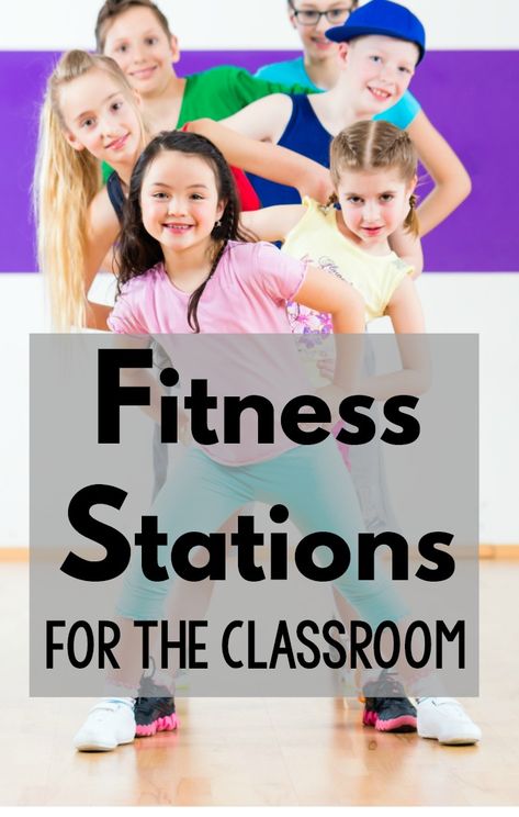 Ideas for incorporating movement stations into the classroom, home or therapy. Movement Center Preschool, Fitness Stations For Elementary Pe, Classroom Stations, Class Procedures, 20 Minute Hiit Workout, Pink Oatmeal, Elementary Pe, Physical Education Lessons, Kinesthetic Learning