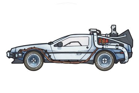 Bttf Party, Back To The Future Tattoo, Homecoming Posters, Delorean Time Machine, Custom Shoes Diy, Construction Plan, Cartoons Png, Party In A Box, Back To The Future