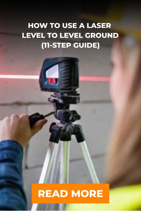 Leveling ground can be tricky, were here to help with some steps for using a laser level to get the job done right. Whether your getting your garden and backyard level or starting a contract job. Lazer Lights, Laser Levels, Planetary Science, Laser Level, Landscaping Tips, Electrical Tools, Hanging Pictures, Get The Job, Step Guide