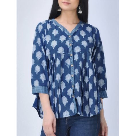 Cotton Shirts Women Tunic Tops, Handblock Print Dress, Short Tunics For Women, Short Kurtis For Jeans Cotton Style, Cotton Tops Designs For Jeans, Cotton Tops For Women Casual, Short Tops For Jeans, Cotton Tops For Jeans, Printed Tunics