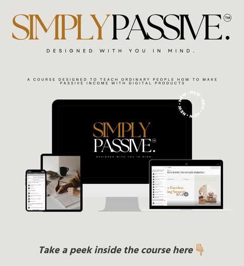 If you want to make passive income start here 👇 Begin your journey with the beginner-friendly course, just like I did! 💥The Simply Passive Course bundle is super beginning friendly and the best way to start your digital marketing business. It’s simple to follow and learn - plus the course will show you how to get your Stan store set up within 30 minutes! No kidding ⏰ Simply Passive comes with Master Resale Rights (MRR), ensuring you can earn 100% profits. Sell the course and your own digi... Scroll Stoppers, Mrr Course, Simply Passive, Make Passive Income, Digital Marketing Business, Marketing Business, Passive Income, Business Marketing, 30 Minutes