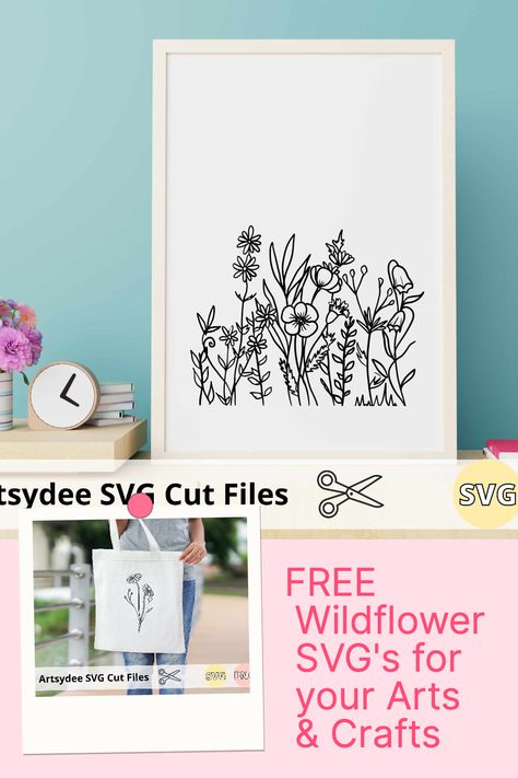 Are you looking for a way to add some nature-inspired color and beauty to your artwork? Look no further than this Wildflowers SVG Free Duo. Download them now :)In this article, I'll be sharing 5 free rainbow SVG files that you can use for your next project. Whether you're making t-shirts, cards, or signs, these designs will add a pop of color and a touch of whimsy. Stencil Svg Free, Circuit Flowers, Free Floral Svg, Free Flower Svg Files For Cricut, Flowers Svg Free, Botanical Svg Free, Succulent Svg Free, Flower Svg Free, Free Wildflower Svg Files For Cricut