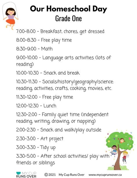 Homeschool Schedule Daily Routines, Grade One Homeschool Schedule, Sample Homeschool Schedule First Grade, Sample 1st Grade Homeschool Schedule, Home School Schedule Daily Routines 1st Grade, Grade 1 Homeschool Schedule, Third Grade Homeschool Schedule, 1st Grade Homeschool Schedule Ideas, The Good And The Beautiful Schedule