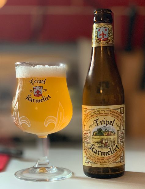 Triple Karmeliet my favourite Belgian beer Homebrew Recipes, Belgian Grand Prix, Bagel Shop, Belgian Beer, Home Brewing, Recipe Using, Craft Beer, Beer Bottle, Grand Prix