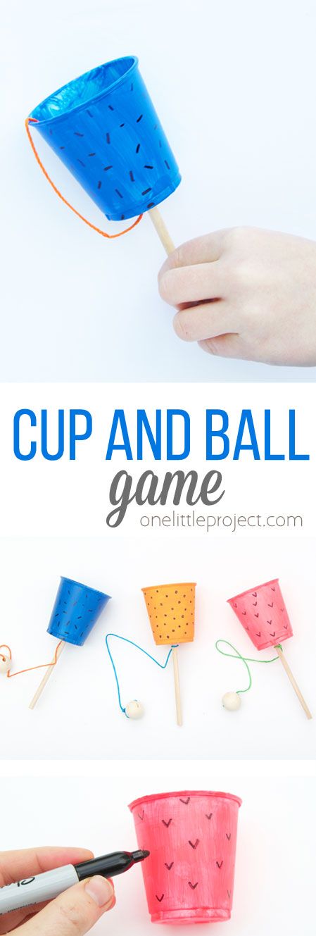 Cup And Ball Game, Summer Camp Crafts, Sport Craft, Crafts For Boys, Activity For Kids, Crafts For Kids To Make, Camping Crafts, Fun Crafts For Kids, Easy Crafts For Kids