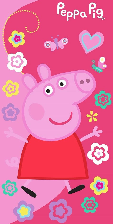 Peppa Pig Background, Peppa Pig Imagenes, Peppa Pig House, Peppa Pig Wallpaper, Light Purple Wallpaper, Peppa Pig Family, Peppa Pig Toys, Pig Wallpaper, Pig House