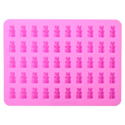 Free 2-day shipping. Buy Gummy Bear Silicone Mold with Bonus Dropper 50 Cavities Candy & Chocolate Ice DIY Craft Tray Bear Silicone Maker-Non Stick Pink at Walmart.com Wilton Cake Decorating, Candy Chocolate, Chocolate Ice, Baking Accessories, Gummy Bear, Candy Molds, Baking Molds, Chocolate Molds, Decorating Tools